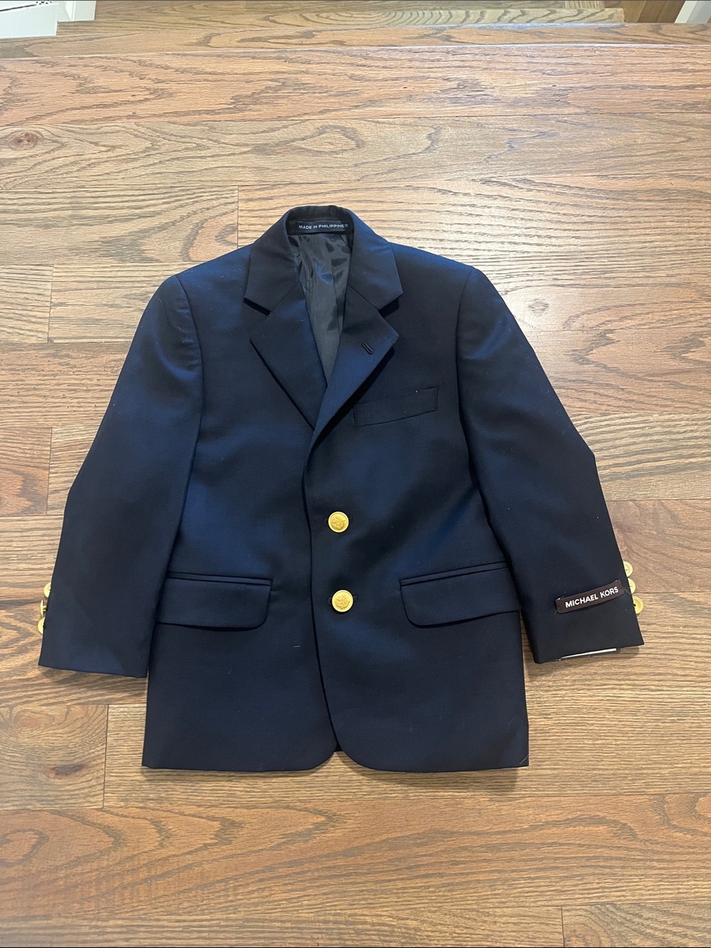 Michael Kors kids size 4 navy blazer NWT